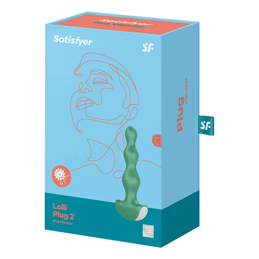 Satisfyer Lolli Plug 2, анальний вібратор, зелений: ціни та характеристики