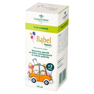 Langsteiner Bubble Travel, жидкость с имбирем, от 3 лет, лимонный вкус, 125 мл