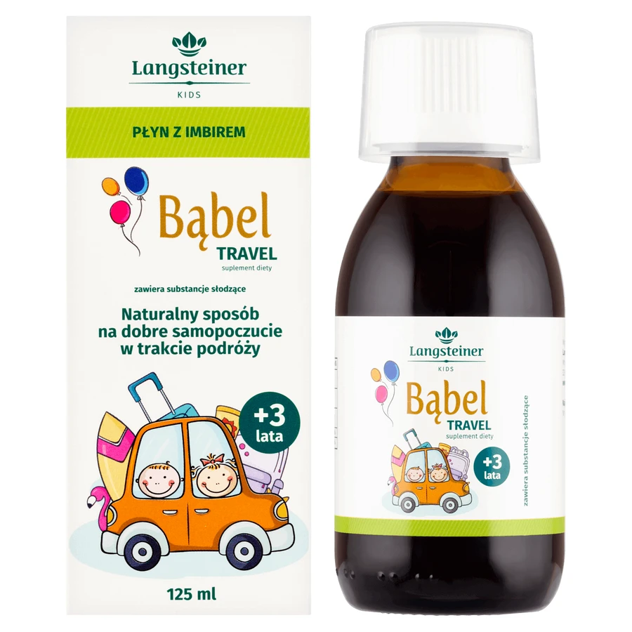 Langsteiner Bubble Travel, жидкость с имбирем, от 3 лет, лимонный вкус, 125 мл: цены и характеристики