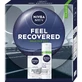 Набор Nivea Men Feel Recovered, пена для бритья, 200 мл + бальзам после бритья, 100 мл