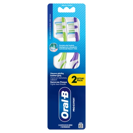 Oral-B Pro-Clean, зубная щетка, средняя, 2 штуки: цены и характеристики