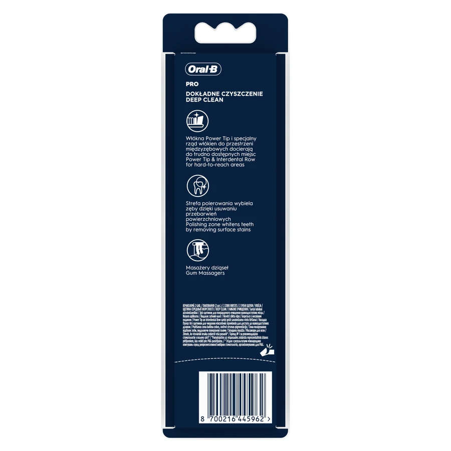Oral-B Pro-Clean, зубная щетка, средняя, 2 штуки: цены и характеристики