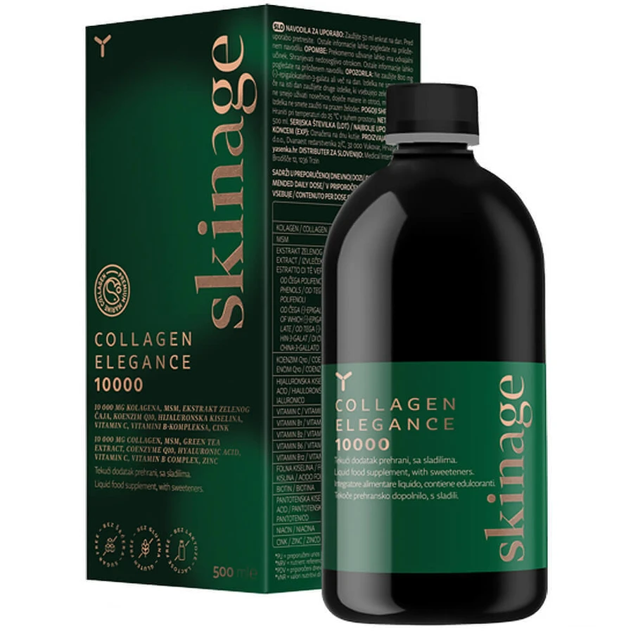 Yasenka Skinage Collagen Elegance 10000, со вкусом вишни, 500 мл: цены и характеристики
