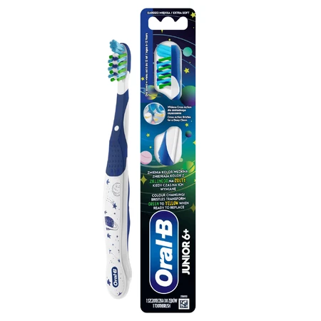Oral-B Junior, дитяча зубна щітка, м'яка, 6-12 років, 1 шт.: ціни та характеристики
