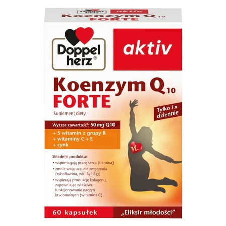 Doppelherz aktiv Koenzyme Q10 Forte pack, 2 x 60 капсул: цены и характеристики
