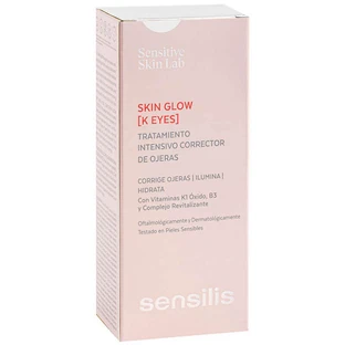 Sensilis Sensitive Skin Lab Skin Glow K Eyes, освітлюючий крем-тіні для повік, 15 мл