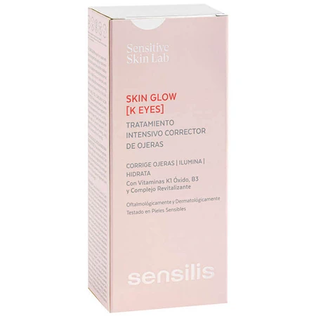 Sensilis Sensitive Skin Lab Skin Glow K Eyes, освітлюючий крем-тіні для повік, 15 мл: ціни та характеристики