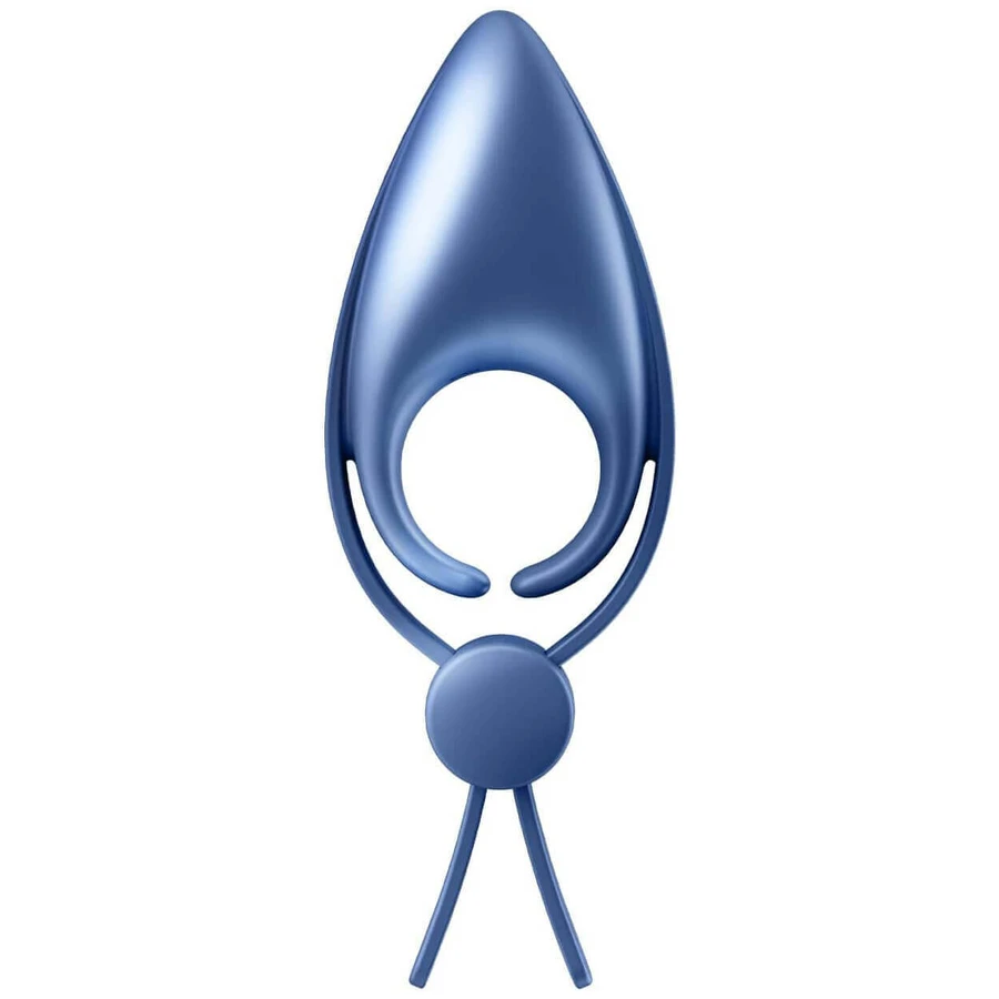 Ерекційне кільце Satisfyer Sniper, вібруюче ерекційне кільце, регульоване, синє: ціни та характеристики