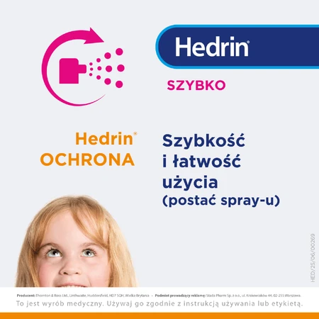 Hedrin Protection, защитный спрей-кондиционер против головных вшей, 100 мл: цены и характеристики