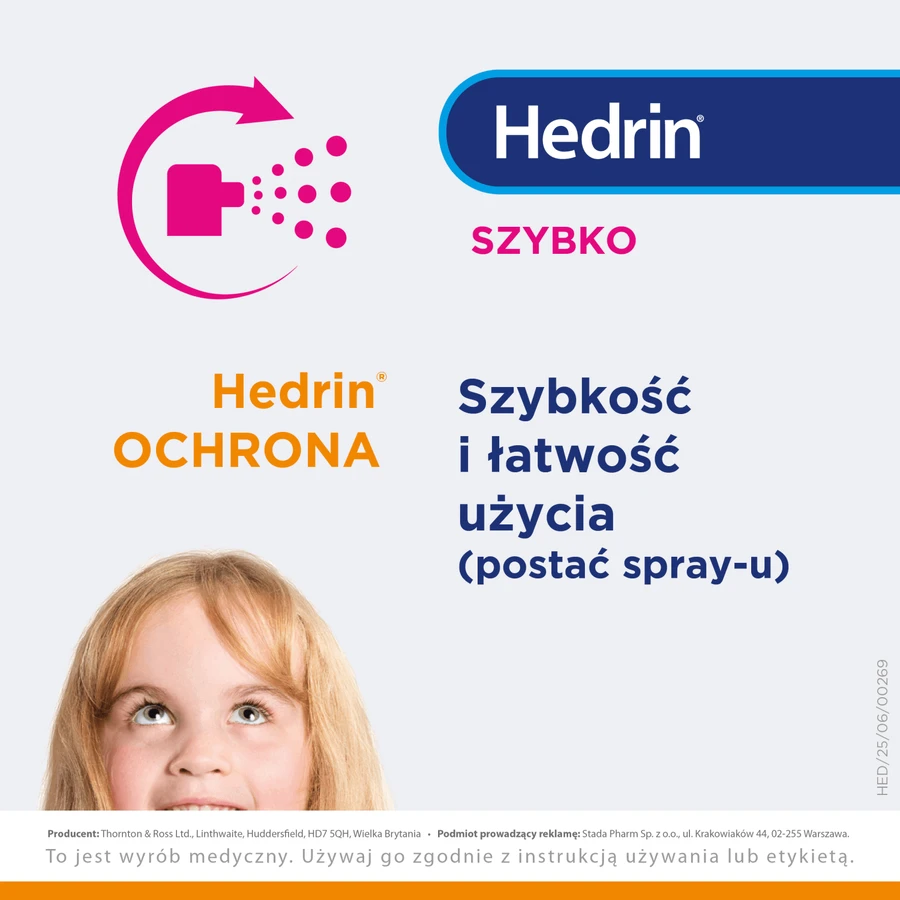 Hedrin Protection, защитный спрей-кондиционер против головных вшей, 100 мл: цены и характеристики