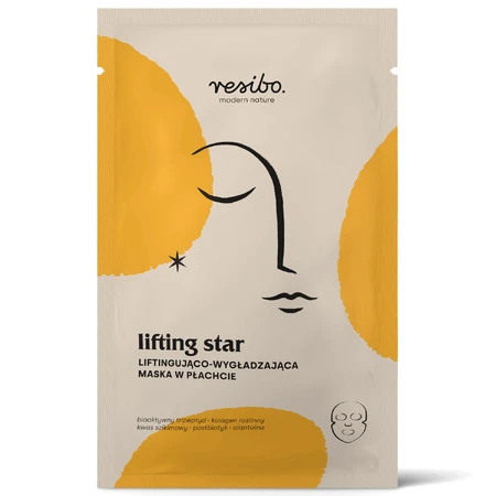 Resibo Lifting Star, лифтингова маска для розгладження шкіри обличчя, 1 шт.: ціни та характеристики
