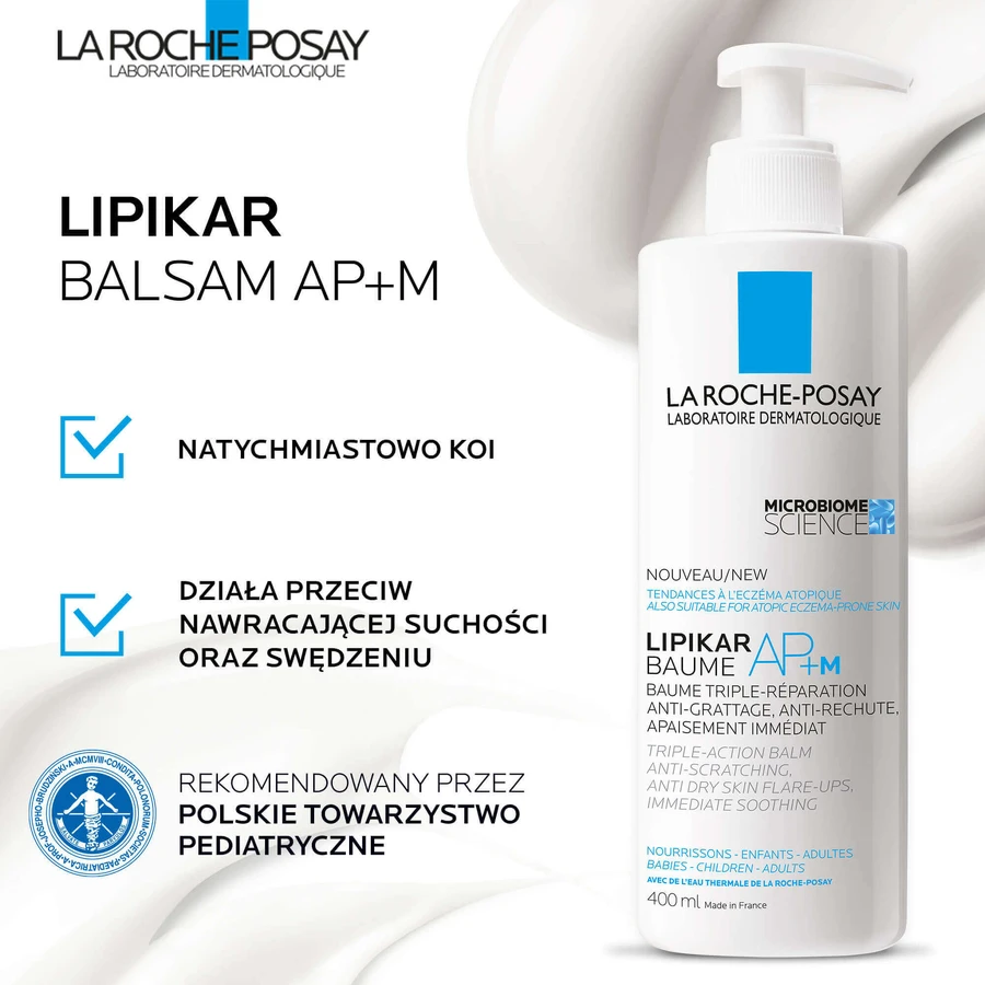 Набір La Roche-Posay Cicaplast Baume B5+, заспокійливий регенеруючий лосьйон, 100 мл + Lipikar Baume AP+M, лосьйон для тіла, від народження, 400 мл + коробка з міні-продуктами безкоштовно: ціни та характеристики