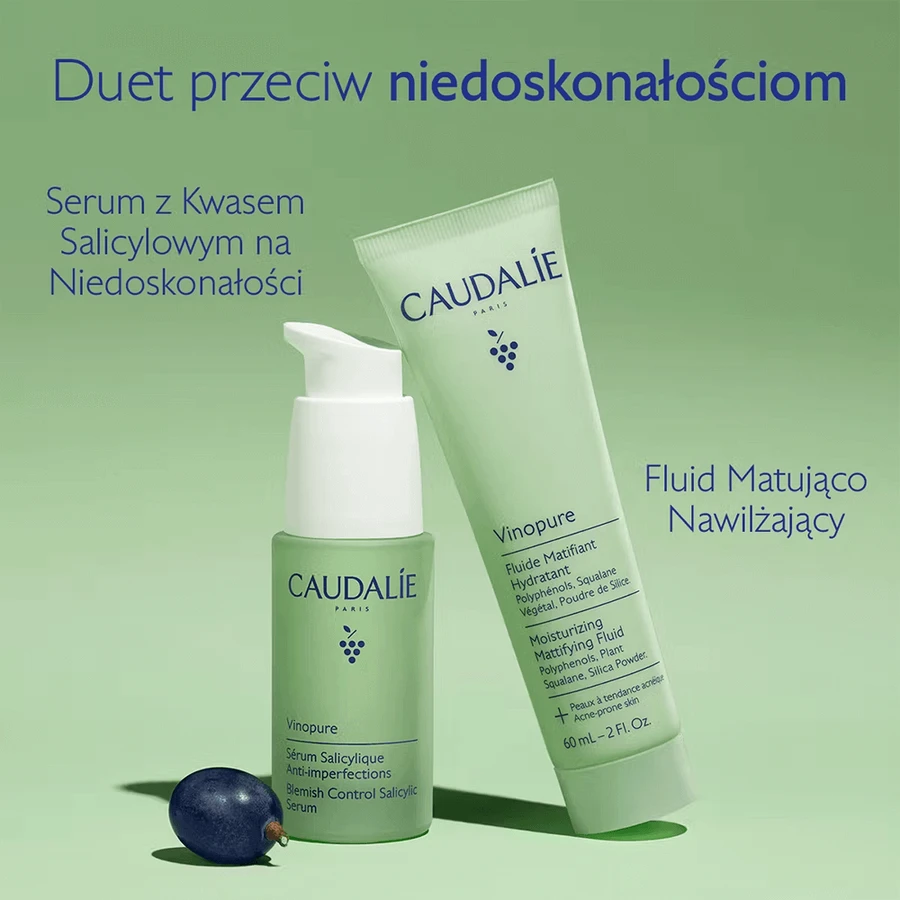Caudalie Vinopure, матирующий и увлажняющий флюид, 60 мл: цены и характеристики