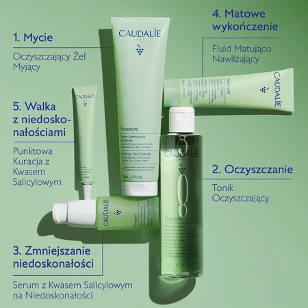 Caudalie Vinopure, матирующий и увлажняющий флюид, 60 мл: цены и характеристики