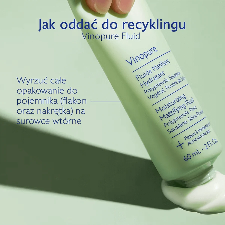 Caudalie Vinopure, матирующий и увлажняющий флюид, 60 мл: цены и характеристики
