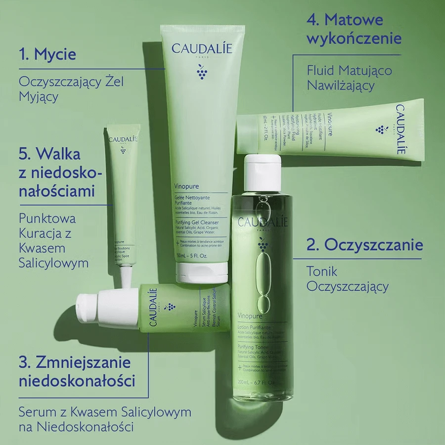 Caudalie Vinopure, очищающий гель для лица, для кожи, склонной к акне, 150 мл: цены и характеристики
