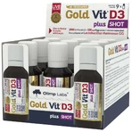 Olimp Gold-Vit D3 Plus Shot, скляна ампула, вишневий смак, 9 х 25 мл: ціни та характеристики