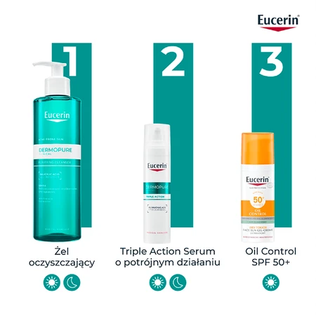 Eucerin DermoPure Clinical Triple Action, сыворотка тройного действия для жирной и склонной к акне кожи, 40 мл: цены и характеристики