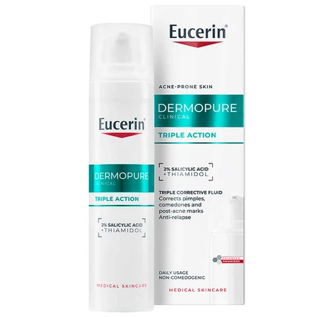Eucerin DermoPure Clinical Triple Action, сыворотка тройного действия для жирной и склонной к акне кожи, 40 мл: цены и характеристики