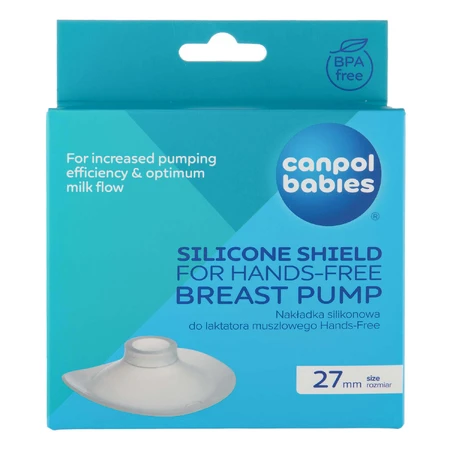 Canpol Babies, силіконова чашка для молоковідсмоктувача Hands-Free, 27 мм, 1 шт.: ціни та характеристики