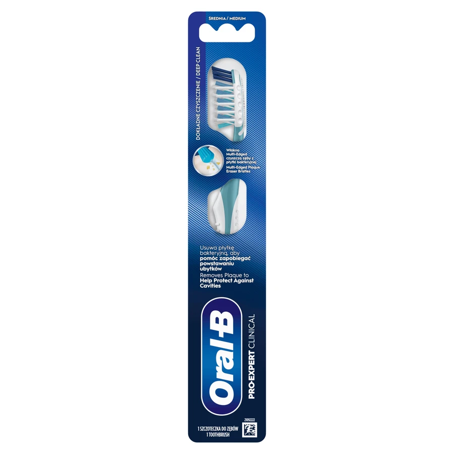 Зубна щітка Oral-B Cross Action Pro-Clean Clinical, середня, 1 шт.: ціни та характеристики