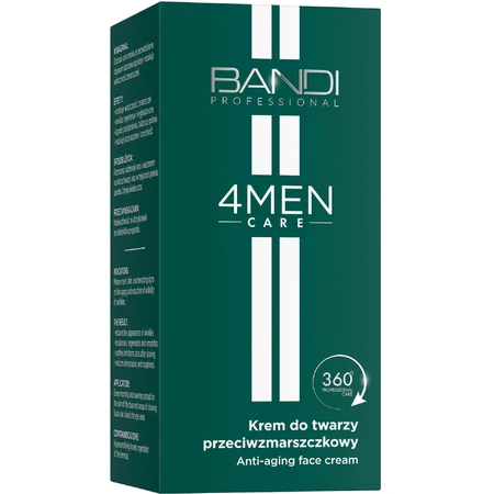 Bandi 4Men Care, крем для лица против морщин, для мужчин, 50 мл: цены и характеристики