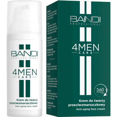 Bandi 4Men Care, крем для лица против морщин, для мужчин, 50 мл: цены и характеристики