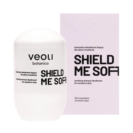 Veoli Botanica Shield Me Softly, минеральный успокаивающий дезодорант для чувствительной кожи, 50 мл: цены и характеристики