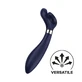 Satisfyer Endless Fun, багатофункціональний вібратор для пар, синій
