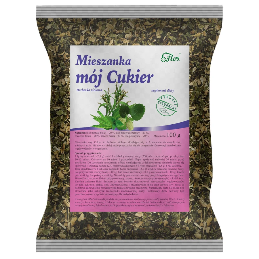 Flos Mieszanka My Cukier, травяной чай, 100 г: цены и характеристики