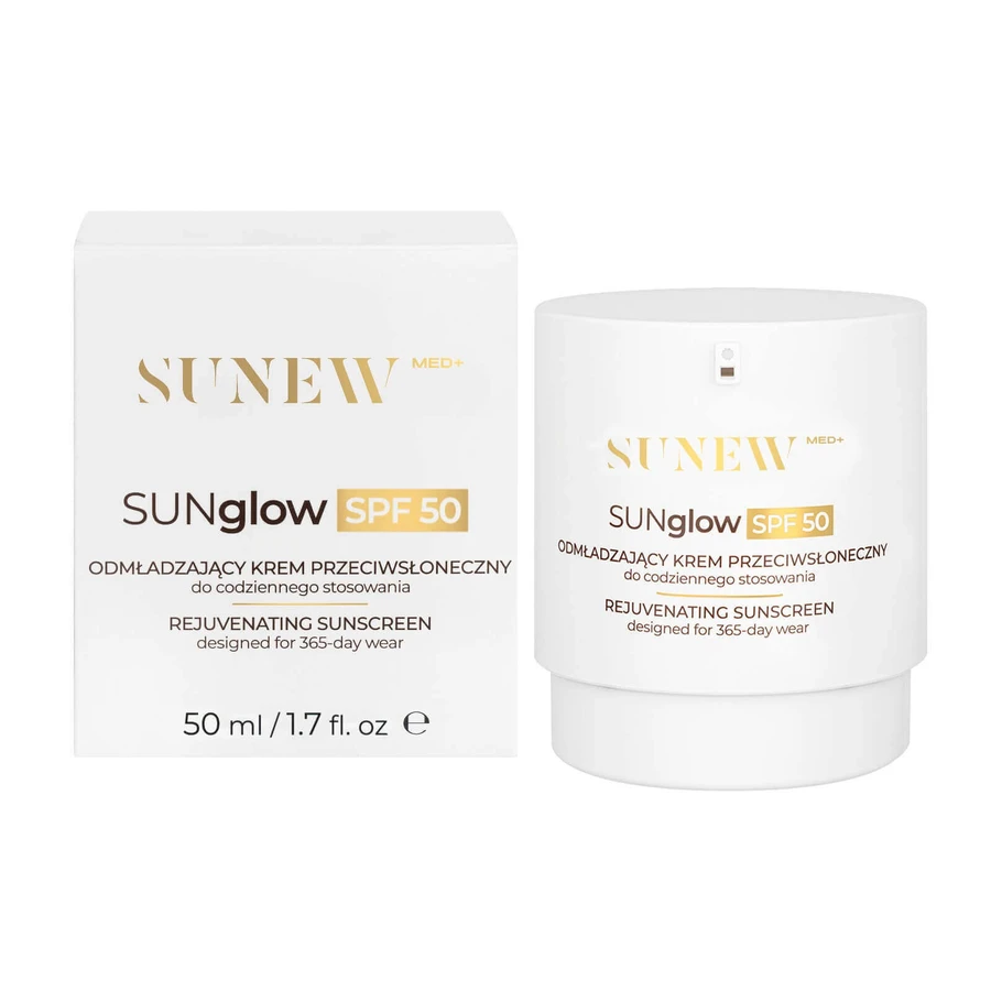 Омолоджуючий сонцезахисний крем SunewMed+ SUNglow SPF 50, 50 мл: ціни та характеристики