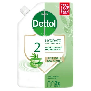 Dettol, жидкое мыло, нежный алоэ вера, запас, 500 мл