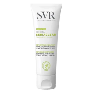 SVR Sebiaclear Creme Hydra, регенеруючий крем для шкіри, схильної до акне, 40 мл + Sebiaclear, гель, 55 мл з косметичкою безкоштовно