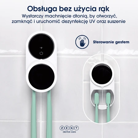 Zent Uveo Duo, ультрафиолетовый держатель и стерилизатор зубных щеток: цены и характеристики