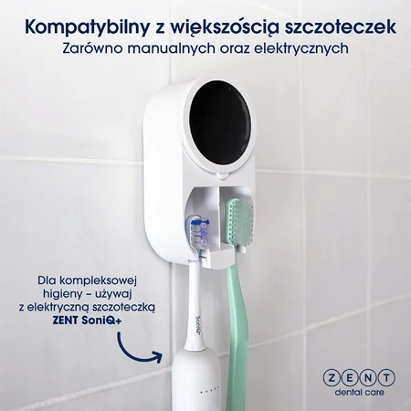 Zent Uveo Duo, ультрафиолетовый держатель и стерилизатор зубных щеток: цены и характеристики