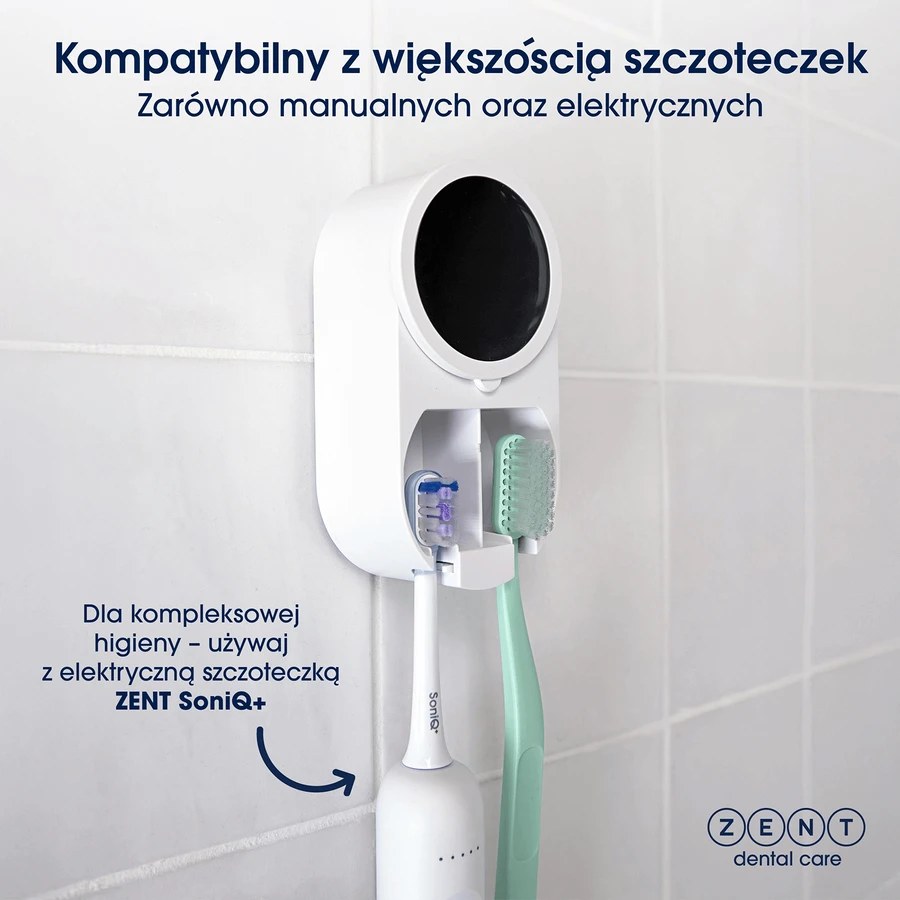 Zent Uveo Duo, ультрафиолетовый держатель и стерилизатор зубных щеток: цены и характеристики
