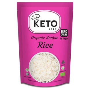 Рис конжак Keto Chef Organic Konjac Rice, 270 г