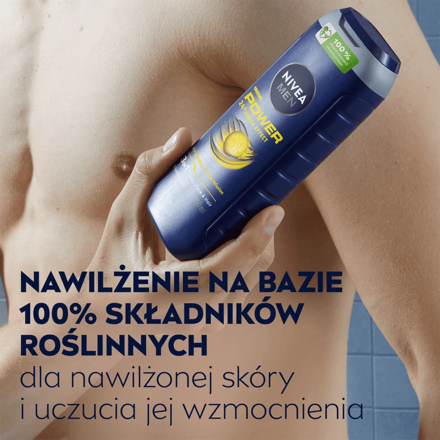 Nivea Men, Гель для душу 3-в-1, Power Fresh, 500 мл: ціни та характеристики