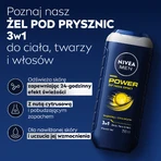 Nivea Men, Гель для душу 3-в-1, Power Fresh, 500 мл: ціни та характеристики