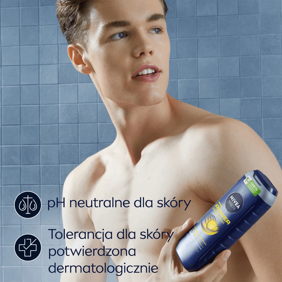 Nivea Men, Гель для душу 3-в-1, Power Fresh, 500 мл: ціни та характеристики