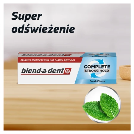 Blend-a-dent Complete Fresh, Адгезивный крем для зубных протезов, 40 мл: цены и характеристики