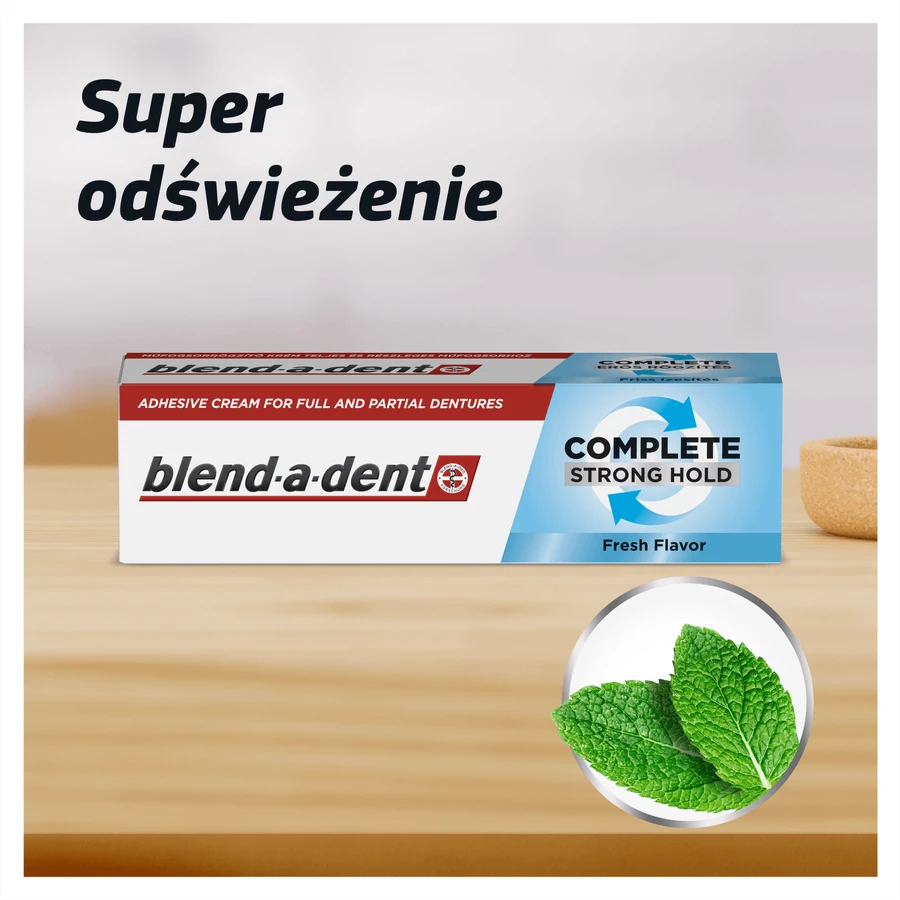 Blend-a-dent Complete Fresh, Адгезивный крем для зубных протезов, 40 мл: цены и характеристики