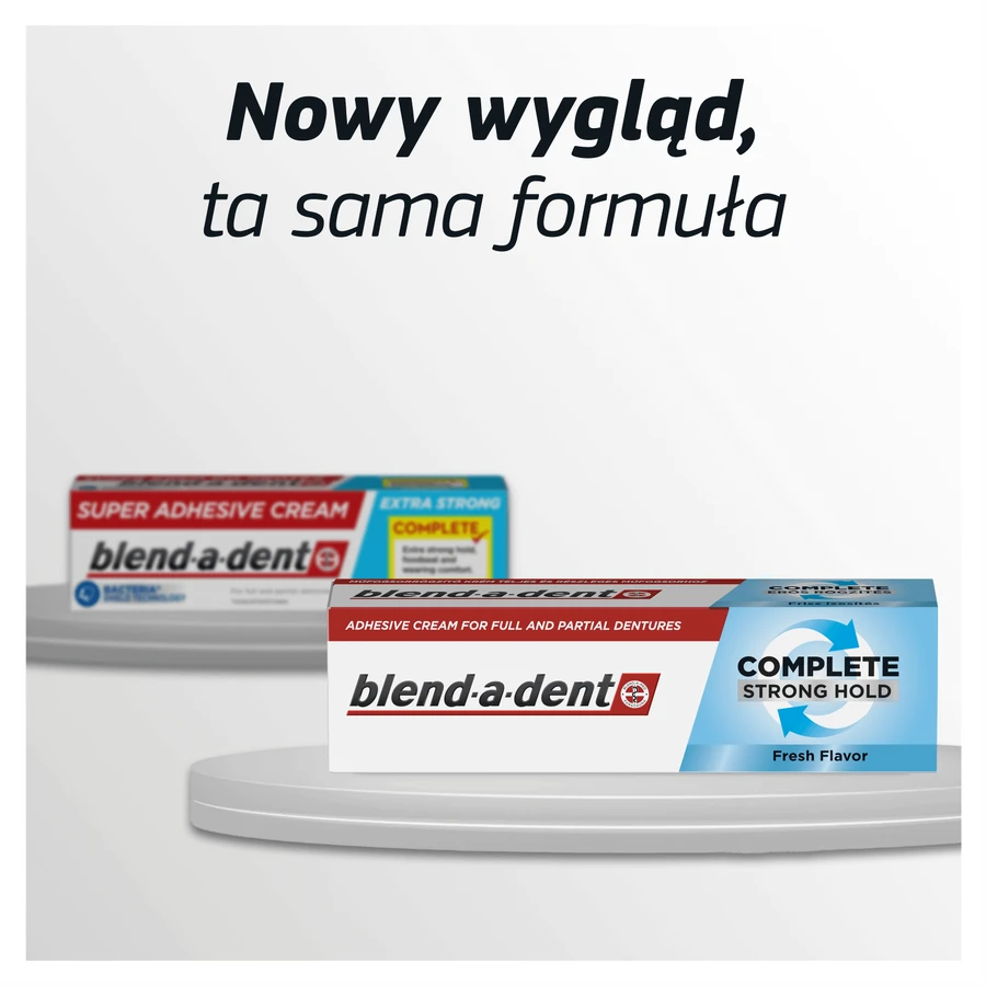 Blend-a-dent Complete Fresh, Адгезивный крем для зубных протезов, 40 мл: цены и характеристики