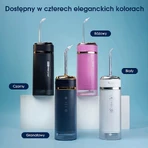 Zent Stream+, іригатор для зубів акумуляторний, складаний, темно-синій, 250 мл: ціни та характеристики
