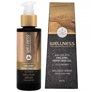 Wellness Premium Products WellPlex, восстанавливающая сыворотка для ломких и ослабленных волос, 100 мл