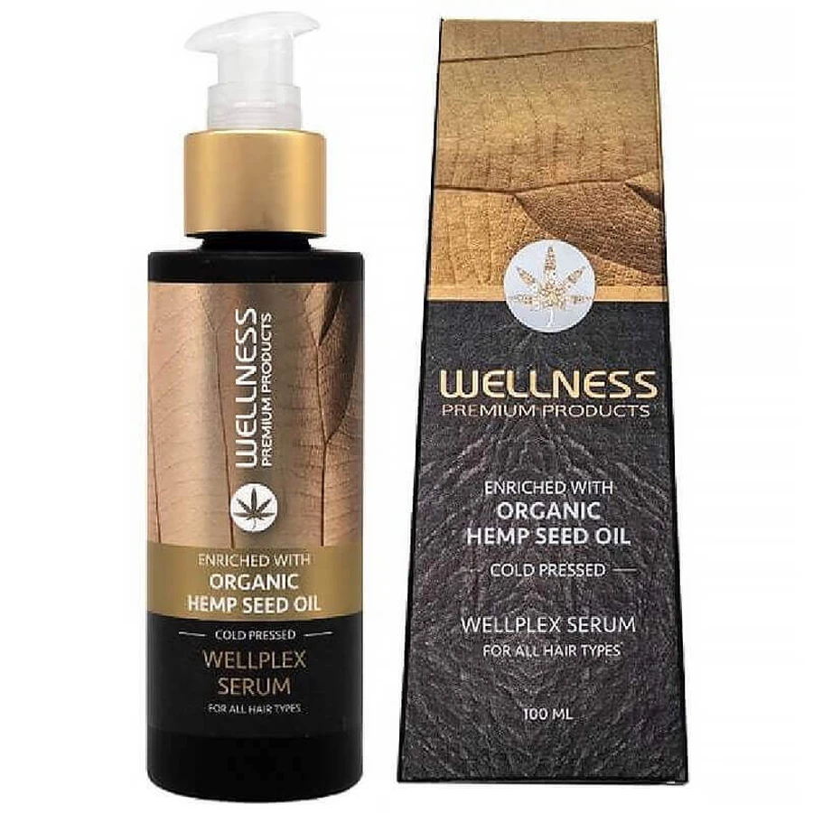 Wellness Premium Products WellPlex, восстанавливающая сыворотка для ломких и ослабленных волос, 100 мл: цены и характеристики