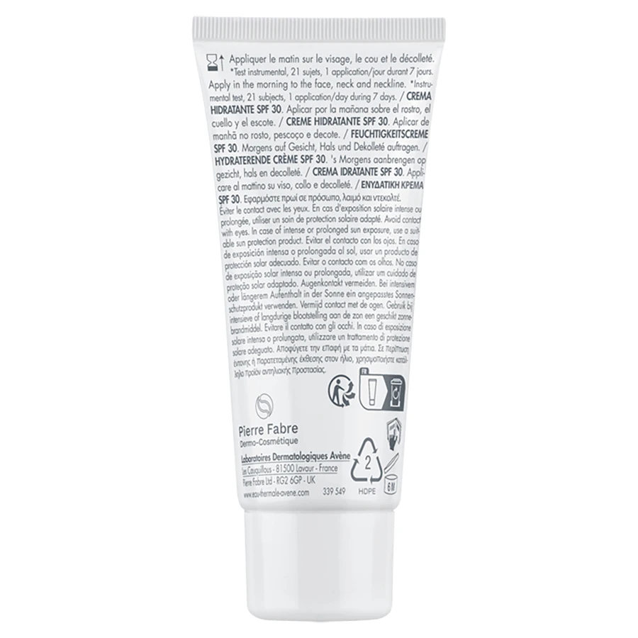 Avene Hydrance, легкий зволожуючий крем з УФ-фільтром, SPF 30, 40 мл: ціни та характеристики