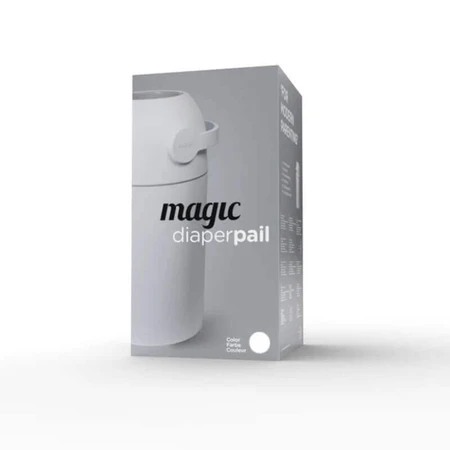 Magic Majestic, контейнер для использованных подгузников, белый, 40 л + пакеты, 15 шт.: цены и характеристики