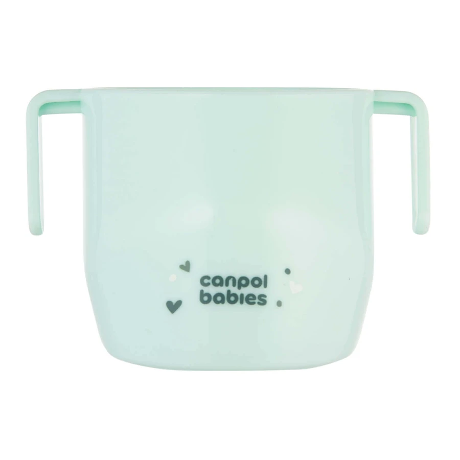 Canpol Babies, умная чашка для питья, открытая, бирюзовая, 1 шт.: цены и характеристики