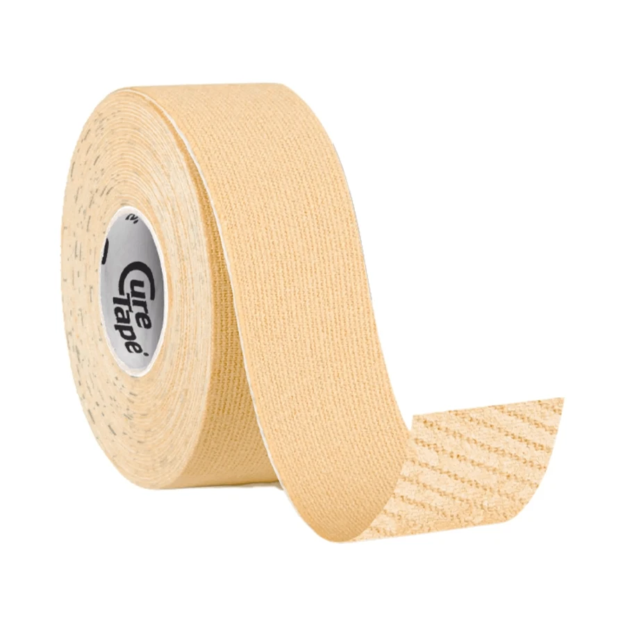 CureTape Beauty, кінезіотейп для обличчя та естетичного тейпування, світло-бежевий, 2,5 см х 5 м, 1 шт.: ціни та характеристики